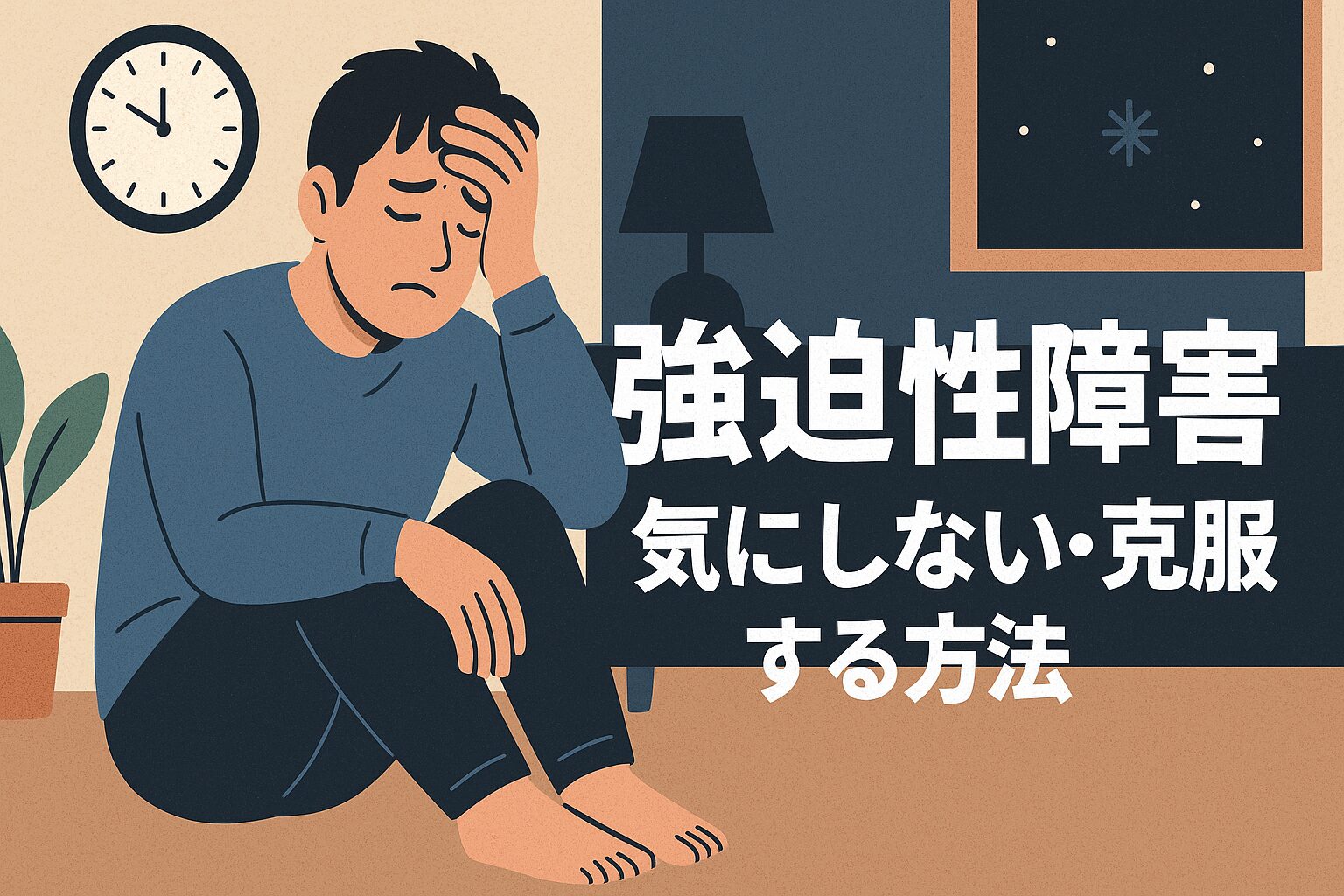 強迫性障害を気にしない方法アイキャッチ画像